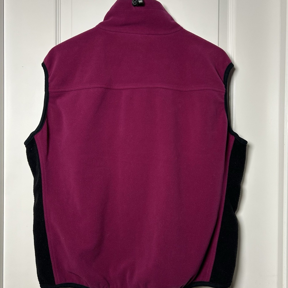 Marmot Vintage Magenta Black Windstoffer Fleece Vest Gorpcore Granola Girl Style - Picture 2 of 2